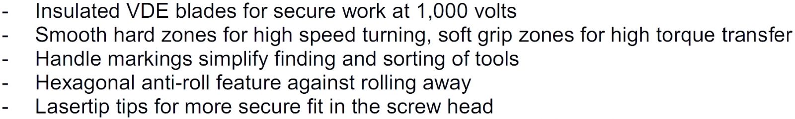 סט מברגים מבודדים מקצועי וורה WERA 05066148001 VDE TEXT